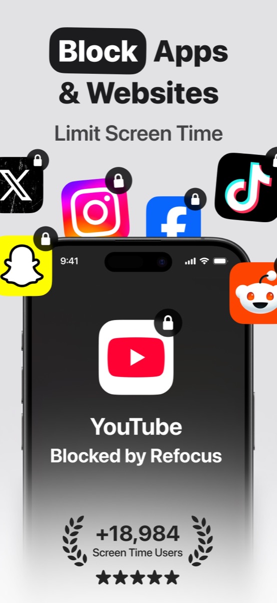 Refocus new App Store screenshot 1