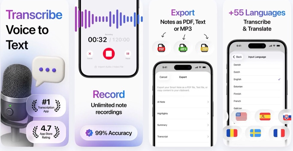 App Store screenshots designed by Teodora Dobre (@designerants)