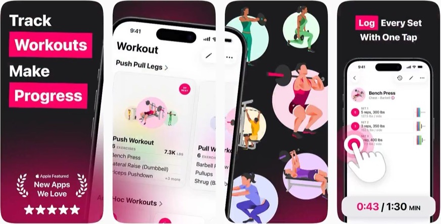 App Store screenshots designed by Teodora Dobre (@designerants)