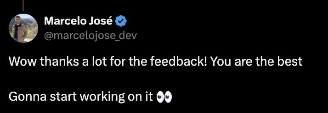 Message from Marcelo José about Teodora Dobre