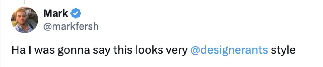 Message from Mark about Teodora Dobre